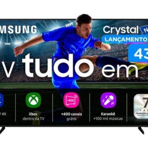4K - 43 Smart TV Samsung Crystal UN43U8600FGXZD UHD Tizen Edição Especial - Linha Performance